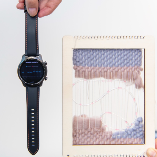 Project 1: tangible display of self-tracked stress data